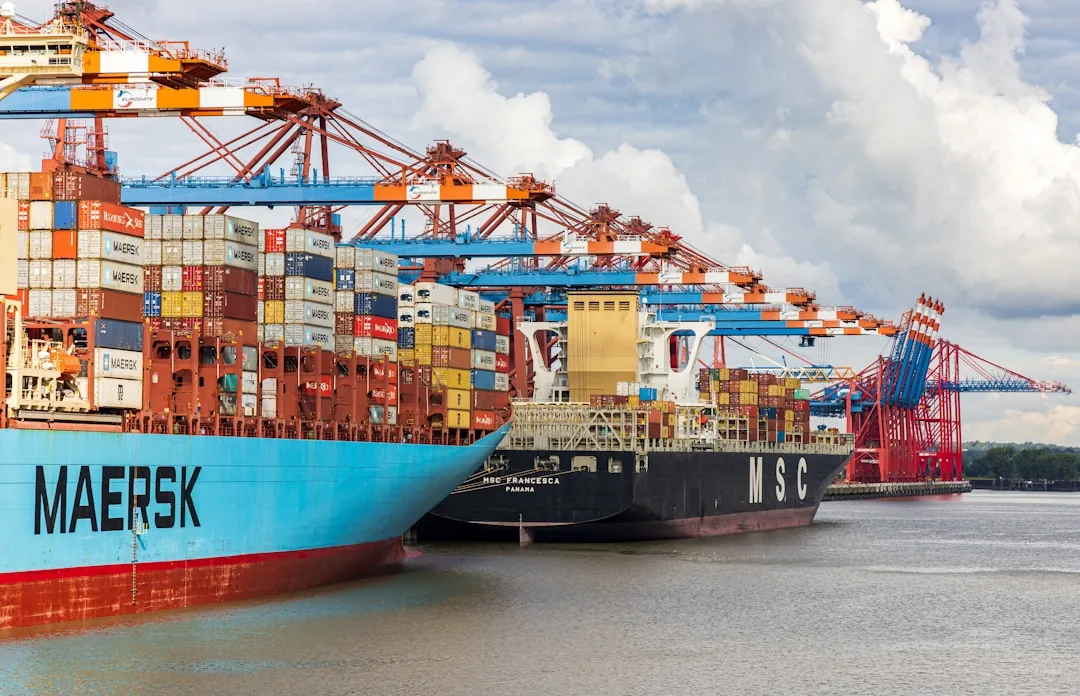 manifestación de valor electrónica: container port customs documents